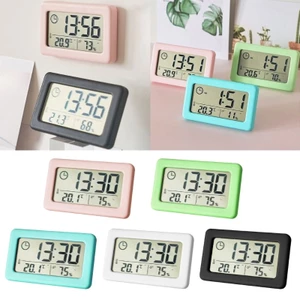 Đồng hồ treo tường kỹ thuật số SA có màn hình hiển thị nhiệt độ và độ ẩm cho ngôi nhà hiện đại