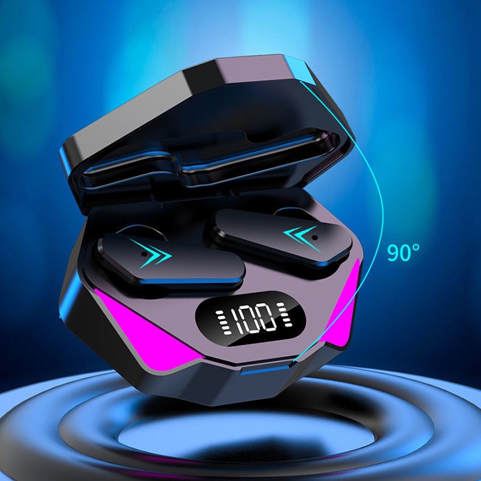 X15 Tws Không Dây Bluetooth Game Thủ Âm Thanh Nổi Độ Trễ Thấp Tai Nghe Nhét Tai Esport Tai Nghe Chơi Game