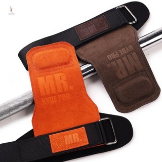 CROSS 1 Cặp Dây Đeo Cổ Tay Cử Tạ, Dây Đeo Điện Làm Dày Chống Trơn Trượt, Powerlifting SBR Dây Điện Deadlift Có Thể Điều Chỉnh Chống Mài Mòn Deadlift Power Straps Deadlift