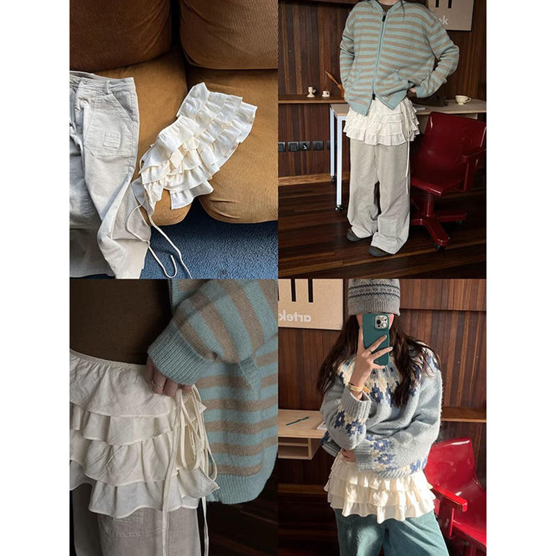 Sweet Niche Ballet Phong Cách Xếp Ly Bánh Váy Ôm Hơn Váy Thời Trang Nữ
