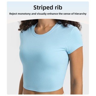 LuSPR Vẽ Gân Co Giãn Cao Cấp Định Hình Thể Dục Quần Áo Tập Yoga Slim-fit Ôm Hơn Nhìn Thể Thao Ngắn @ -