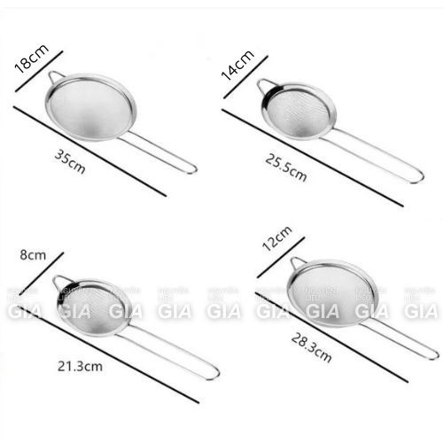 Vợt lọc, rây lọc nhiều size
