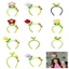 DELMER Sang Trọng Hoa Tóc Hoop, Tulip Bean Sprout Flowers Headband, Thời Trang Trụ Hoạt Hình Phụ Kiện Tóc Hàng Ngày