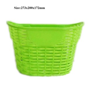 Giỏ xe đạp trẻ em bằng nhựa rỗng nhẹ, đa màu sắc, phù hợp xe 12-20 inch