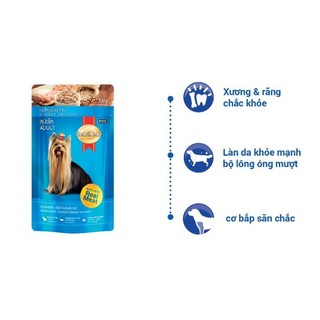 [COMBO] Thức ăn cho chó SmartHeart, pate cho chó 130gr Pet Kool
