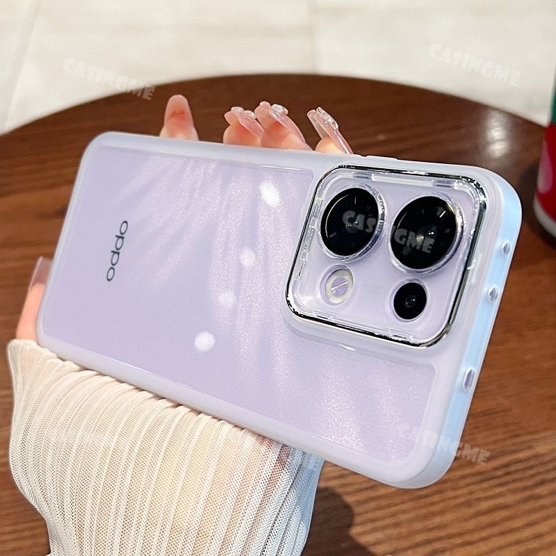 OPPO Reno14 5G 2024 Vỏ Mạ Trong Suốt Mềm Mỏng, Bảo Vệ Camera, Cho Reno13/Reno 13/Reno 13 F Pro 4G/5G