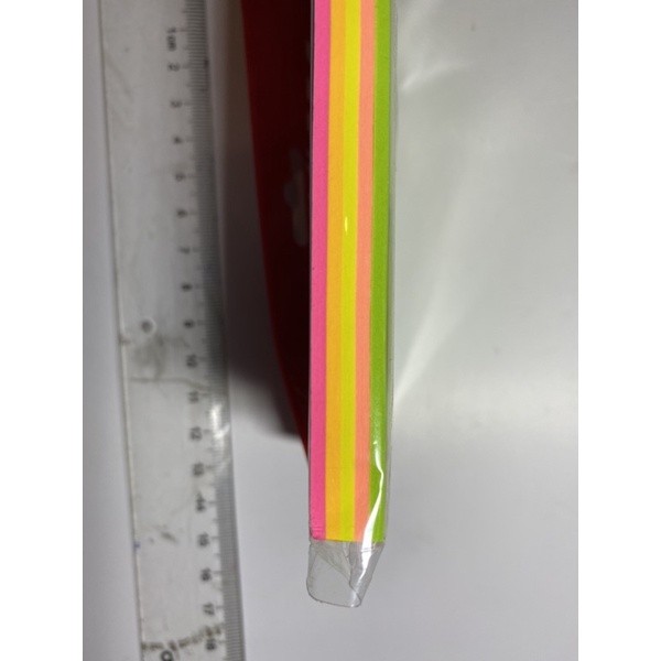 Note trộn 5 màu dạ quang 3x5”: 1 xấp 100 tờ. - Văn phòng phẩm