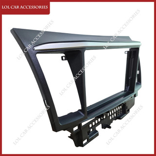 9 Inch Fascia Cho MITSUBISHI LANCER Fortis 2010 Đài Phát Thanh Ô Tô Stereo GPS MP5 Android Player 2 Din Đầu Đơn Vị Bảng Điều Khiển Khung Dash