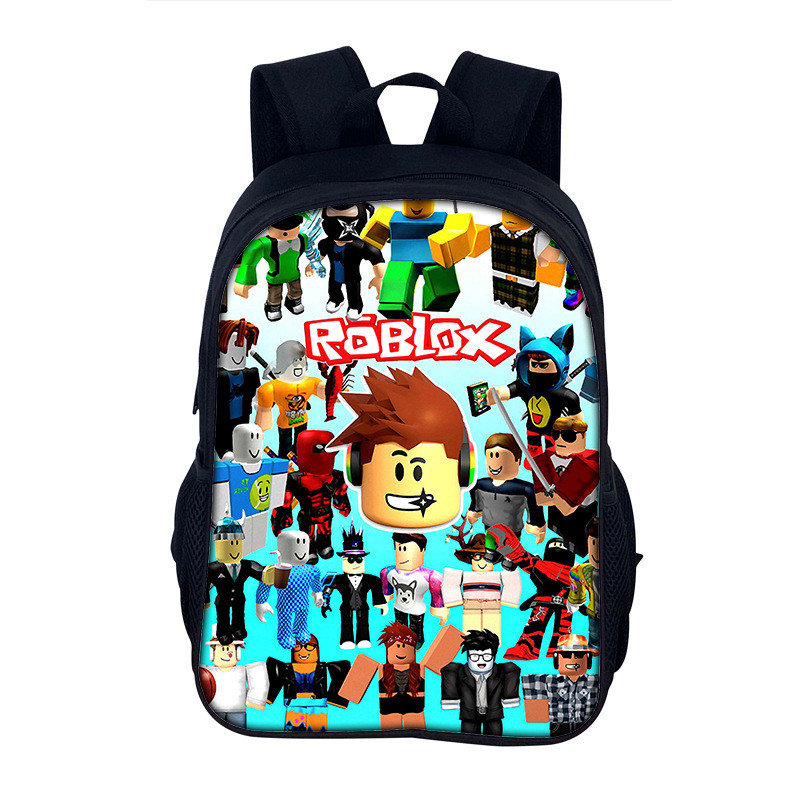 Ba lô dung tích lớn theo chủ đề Roblox - thiết kế hoạt hình thời trang cho sinh viên