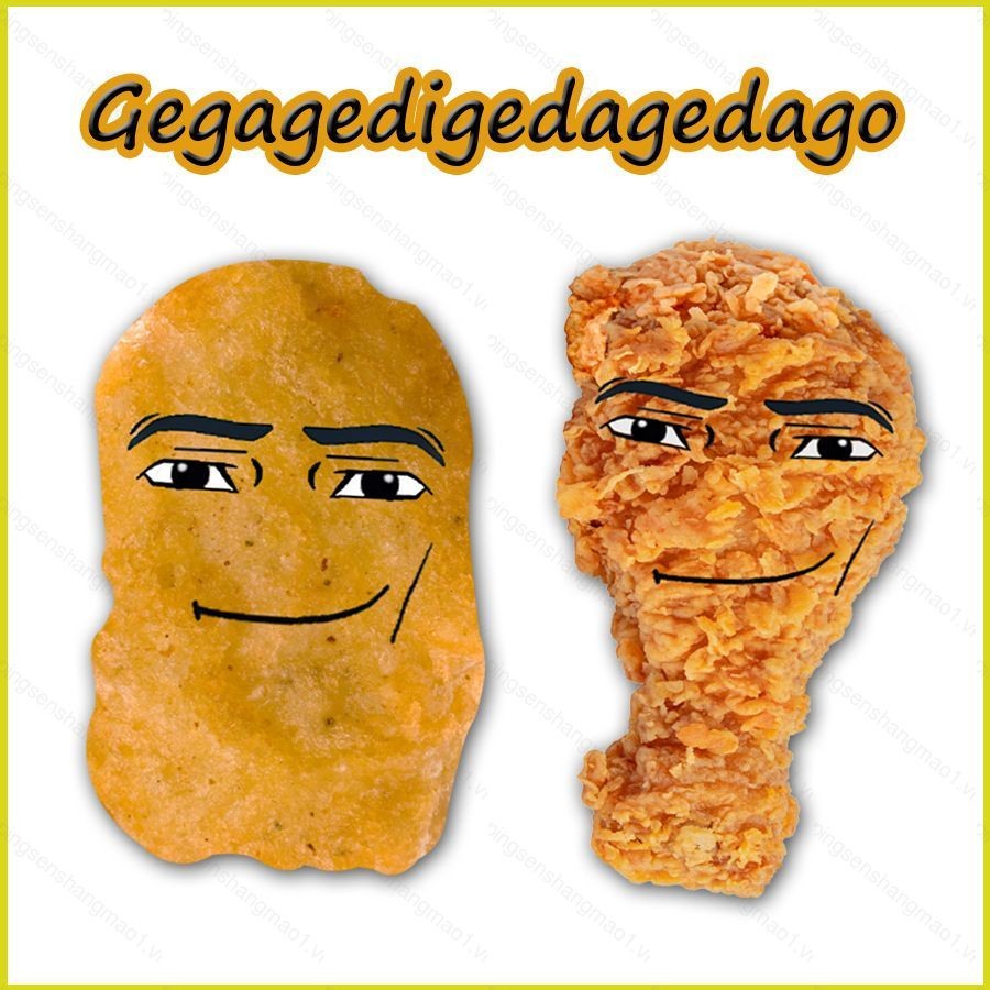 PS1 Roblox Gà Nugget Gegagedigedago Sang Trọng Búp Bê Quà Tặng Cho Trẻ Em Trang Trí Nhà Đồ Chơi Nhồi Bông Ngộ nghĩnh Cho Trẻ Em SP1