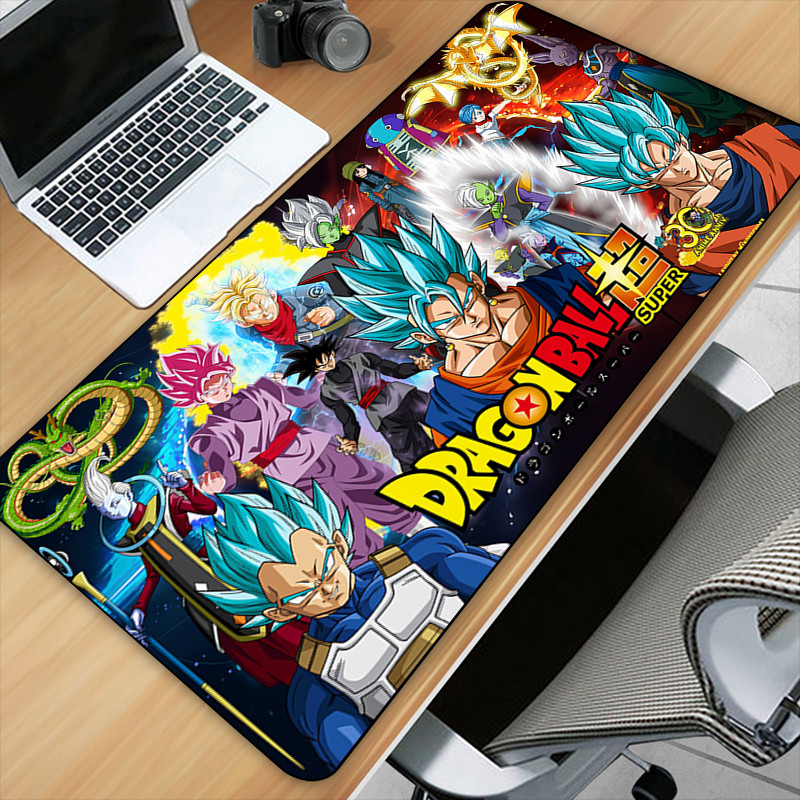 Dragon Ball Mouse Pad Anime Goku HD In Máy Tính Khóa Cạnh Bàn Phím Thảm PC Để Bàn Hoạt Hình Lớn Mousepad Phụ Kiện Chơi Game