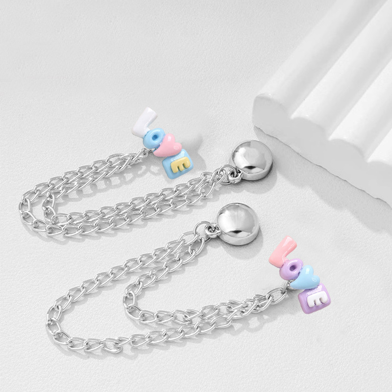 [YUNYUAN] Chân quần Kẹp cố định Khóa quần cuộn lên Quần cố định bịt miệng Áo thun viền ngắn hiện vật Hút từ tính Khóa không đường may