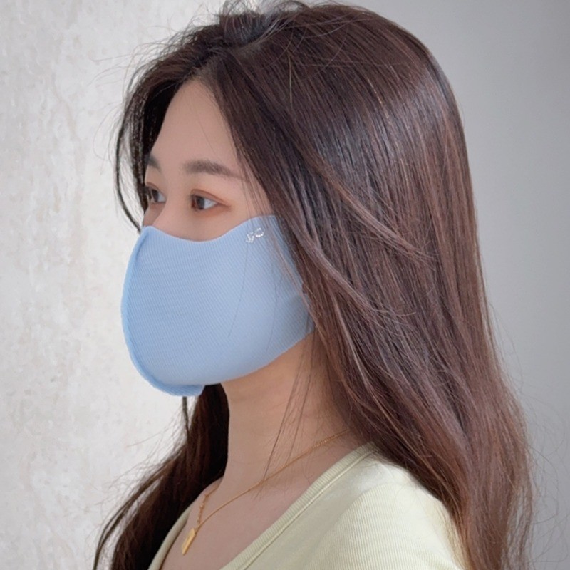 5 Mặt nạ chống nắng thời trang | UPF50 + UV Face Cover with Hyaluronic Acid, Vải lụa băng cao cấp & Dây đeo tai có thể điều chỉnh để sử dụng hàng ngày