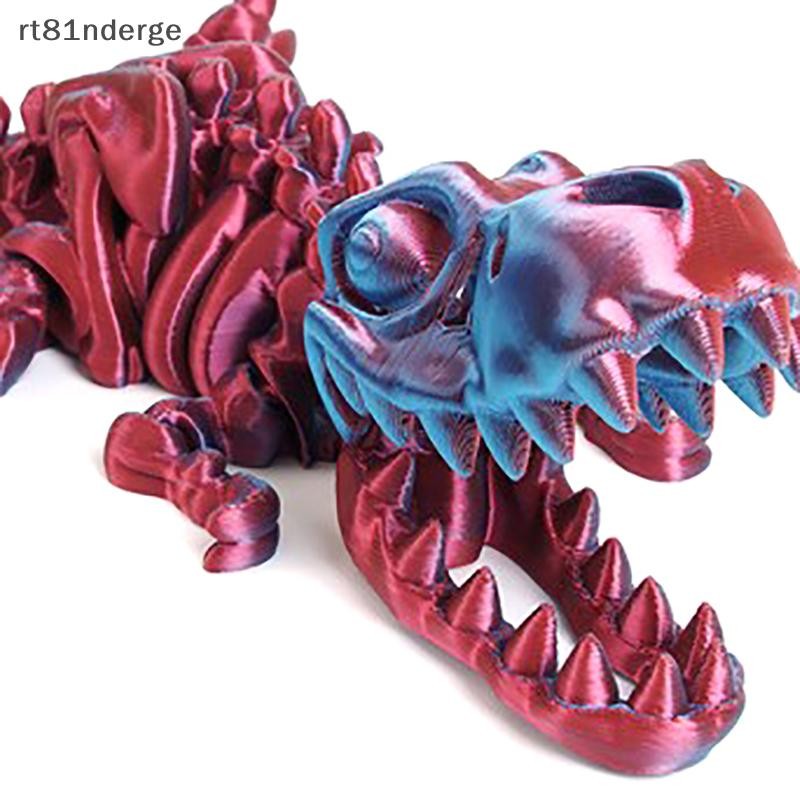 Ge 3D In Linh Hoạt Và Di Chuyển Khớp Tyrannosaurus Rex Khủng Long Skeleton Rồng Biến Hình Trang Trí Handmade Quà Tặng Trang Trí n
