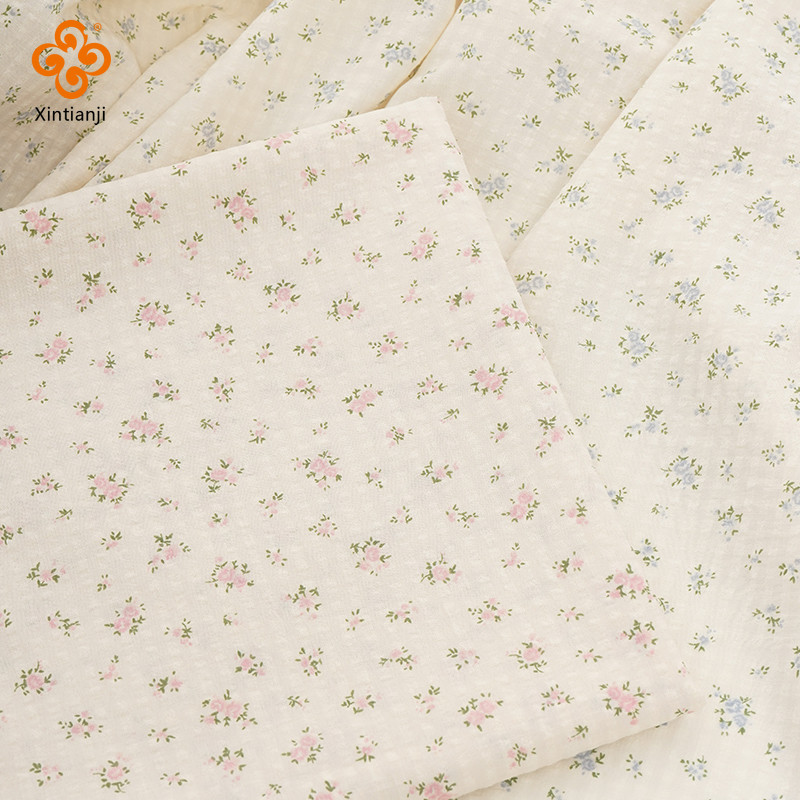 Đầmcrepe nhăn kẻ sọc họa tiết xuân hè, phù hợp cho mùa nóng