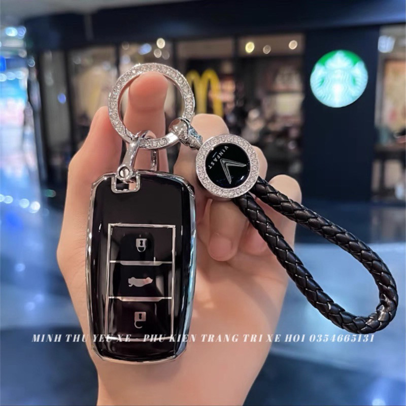 Ốp Chìa Khóa Thông Minh VinFast VF5 VF6 VF7 Vỏ Bảo Vệ TPU Cao Cấp Thiết Kế Sang Trọng Minh Thu Yêu Xe Phong Cách Xe Ô Tô Chống Sốc Phụ Kiện Quà Tặng