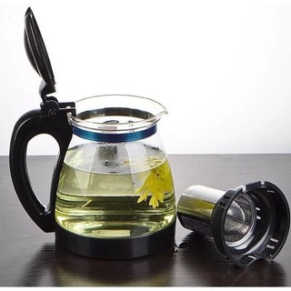 Bình Lọc Trà Thủy Tinh 1300ml Sang Trọng - CÓ LỖ LỌC TRÀ INOX