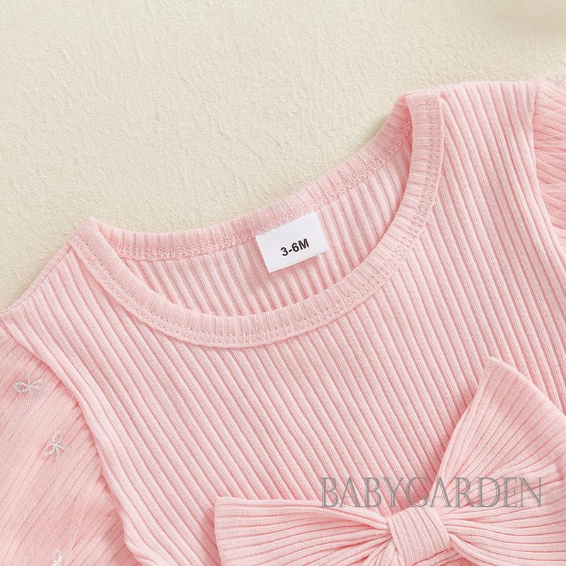 / / -Bộ áo liền quần mùa hè cho bé gái Áo liền quần ngắn tay chắp vá có băng đô dễ thương