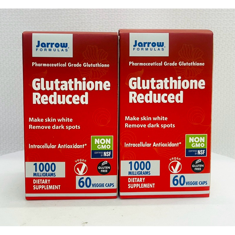 jarrow glutathione 1000mg Viên uống trắng da Glutathione Reduced Jarrow 1000mg, lọ 60 viên, giúp  trắng da, giải độc gan ,NN