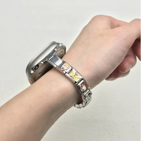 Đồng hồ Apple Mi mới có đầu nối Vòng tay mô-đun Ý Phụ kiện vòng tay nối DIY