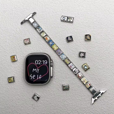 Đồng hồ Apple Mi mới có đầu nối Vòng tay mô-đun Ý Phụ kiện vòng tay nối DIY