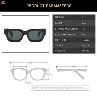 Kính râm vuông cổ điển Tấm chống va đập Tấm chống bức xạ Sunnies cho nam và nữ Trang phục ngoài trời