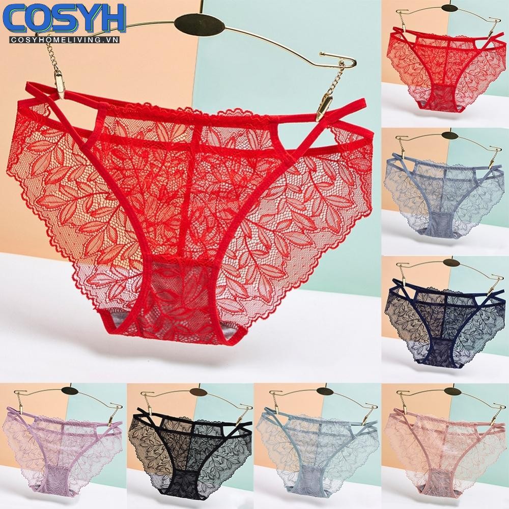 Quần Đùi Ren Hoa Phong Cách Gợi Cảm Nhẹ Co Giãn Màu Trơn Tất Cả Các Mùa Thương Hiệu Mới