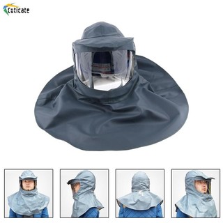 Khăn choàng bảo vệ Cuticate Hood Ống kính trong suốt Bảo vệ công việc Chống bụi gió Chống bảo vệ
