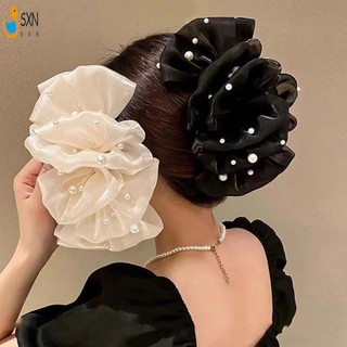 Nhẹ nhàng Lưới Sợi Móng Vuốt Tóc Hàm Kẹp Phong Cách Đơn Giản Ổn Định Kẹp Móng Vuốt Cho Nữ Và Bé Gái Sử Dụng Hàng Ngày