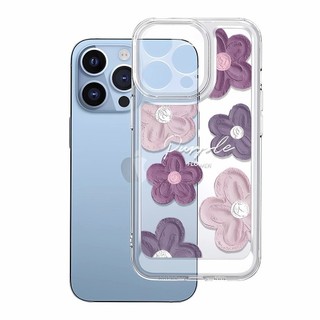 Ốp điện thoại hoa tím cho Huawei Honor Magic 7 6 5 4 Pro 9X Pro 30S X50i X5 Plus 90 Lite Y9S Mate50 40 30 20 10, trong suốt, chống rơi, không gian