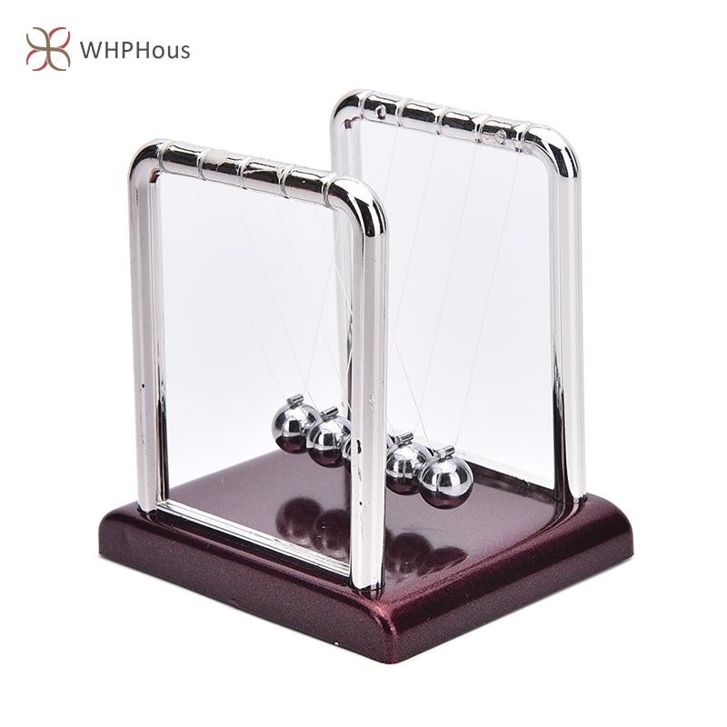 Streamers Newton 's Cradle Steel Balance Vật lý Khoa học Con lắc Bàn quà tặng vui nhộn J, Mới