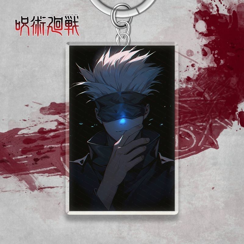Anime Jujutsu Kaisen Gojo Satoru Phụ Kiện Ba Lô Cosplay Mặt Dây Chuyền Móc Khóa Trang Trí Bộ Sưu Tập Mô Hình nlp