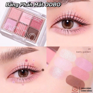 [ODBO] Bảng Phấn Mắt ODBO, Nhiều Màu Siêu Đẹp, Lên Màu Chuẩn – Dễ Tán, Trang Điểm Nữ Cosmetic