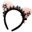 Ở Lại Giáng Sinh Băng Đô Quấn Tóc Ren Nơ Mèo Tai Anime Băng Đô Nữ Clubwear Hairhoot