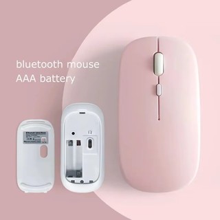 Chuột Bluetooth 5.0 Không Dây Cho Máy Tính Bảng Laptop Máy Tính Mini Siêu Mỏng Chuột Không Dây Sạc 2.4GHz Tắt Tiếng Nút