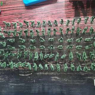 100 Miếng Nhân Vật Quân Sự 3 Màu Tùy Chọn Đồ Chơi Lính Quân Đội Trong 12 Kiểu