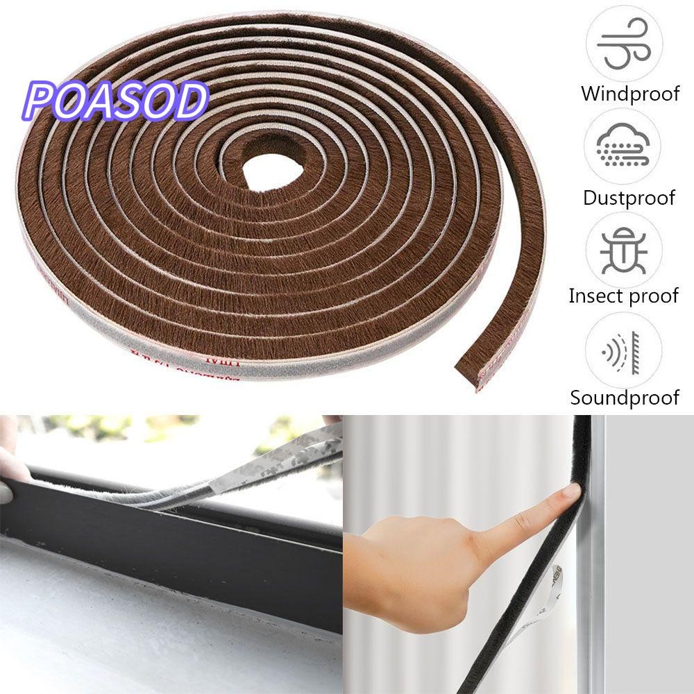 POASOD 5m Home Sealing Strip Window Self Adhesive Door And Window Seal ...