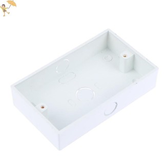 [GOU] 1 CÁI Ổ cắm tường nhựa tường 146 * 86mm Cassette Hộp nối tường ngoài VN