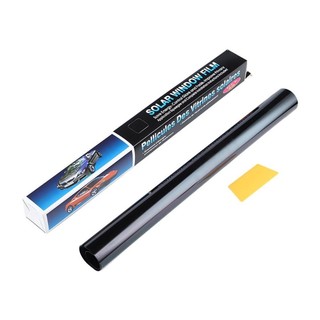 Jkdesign 1 Cuộn 50x3m Giấy Dán Xe Hơi, Phim Chống Nắng Chống Tia UV Cửa Sổ Tint, Khối UV Nhiệt Màu Đen Bền VLT 1% -50% Nhãn Dán Kính Chắn Gió