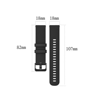 Dây đeo silicon 18mm 22mm cho Huawei Watch GT6 GT5 GT4 41mm 46mm Vòng đeo tay