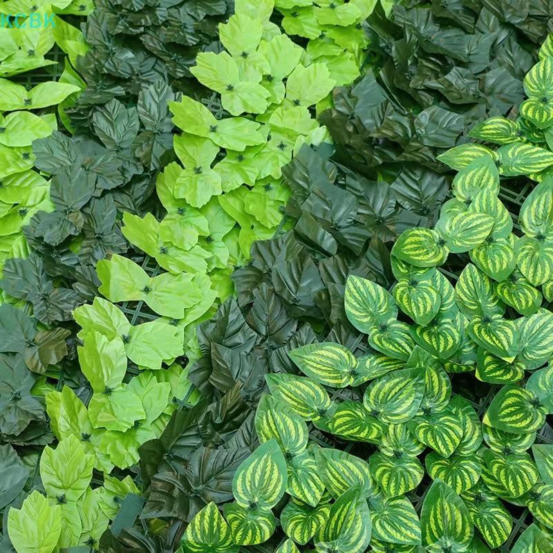 [Kc] Tấm hàng rào lá xanh nhân tạo Ivy Hedge Màn hình hàng rào bảo mật giả cho gia đình Trang trí ban công sân vườn ngoài trời 0,5X3m [BK]