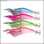 Yjcnelcr LED Điện Tử Dạ Quang Tôm Mực Topwater Crankbaits Cá Câu Cá Đêm Mực Jig Dụ Bass Wobble
