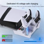 [Mới] Dành cho Đế làm mát đa chức năng PS5 Pro / PS5 Slim, Bộ điều khiển chơi game, Đế sạc, Phụ kiện sạc — ảnh 2