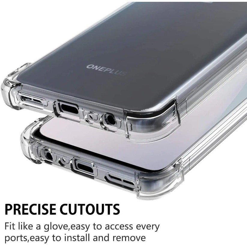 Túi Khí Silicon Chống Sốc Cho Oneplus Nord N10 N100 5G NordN10 NordN100 Nguyên Bản Mềm Trong Suốt TPU One Plus Ốp điện thoại Funda
