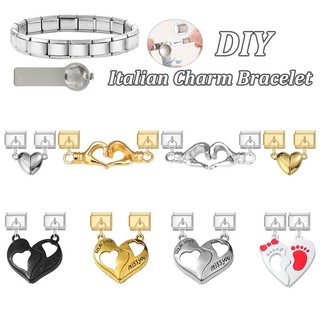 Từ Tính Thu Hút Thời Trang Mặt Dây Chuyền Bạc Tình Yêu Hoa Hồng Quyến Rũ Ý Liên Kết Phù Hợp Với Vòng Tay 9 Mm Thép Không Gỉ Trang Sức DIY Làm