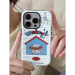 Ốp điện thoại 2 trong 1 Dog House tương thích với iPhone 15 Pro Max, Apple 16 14 Plus 11 / 12 / 13 Pro Max, vỏ bảo vệ chống sốc mới