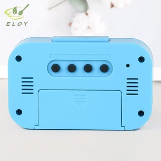 [ELOY] Đồng Hồ Báo Thức Để Bàn Đèn LED Điện Tử Decor Bàn Học Cute Hiển Thị Thời Gian, Ngày Tháng, Nhiệt Độ, Hẹn Giờ VN