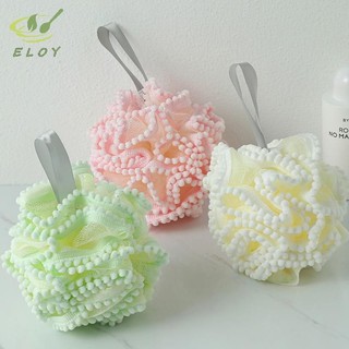 [ELOY] Bóng xốp tắm lưới mềm Bàn chải làm sạch da Vòi hoa sen Puff Chất tẩy tế bào chết Tẩy tế bào chết Phụ kiện tắm hoa VN
