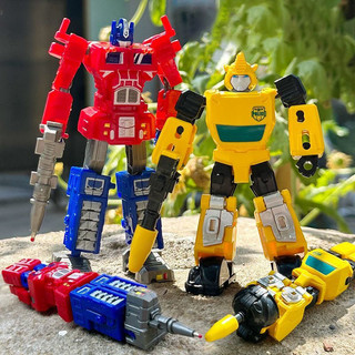 2025 Mới Transformers Optimus Prime Bumblebee Biến Đổi Robot Bút Đồ Chơi Trẻ Em