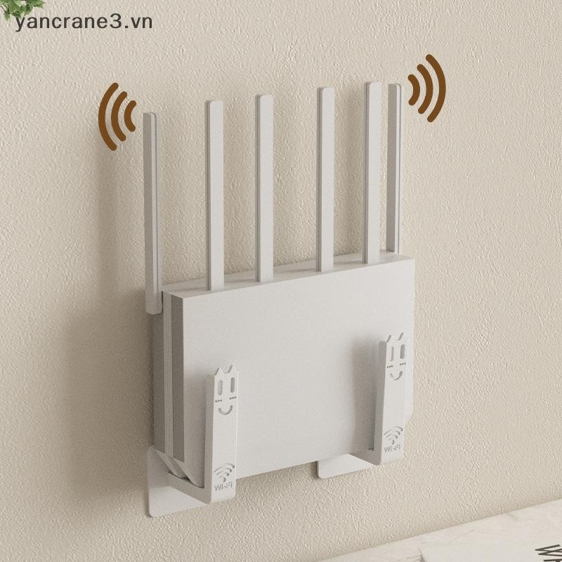 {YAN3} Bộ định tuyến treo tường đa năng bán chạy & Hộp đựng hàng đầu - Kệ lưu trữ đa năng không khoan có móc thiết thực {yancrane3.vn}